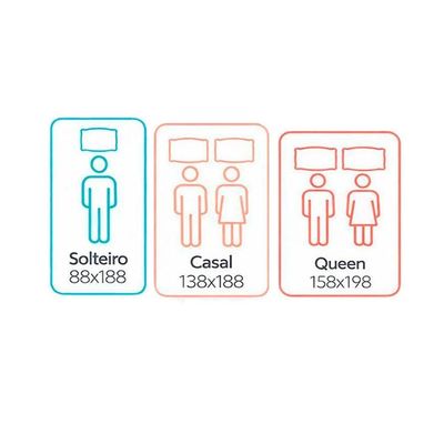 Cama Box CRC Solteiro +Colchão Anatômico Ortopédico Light Ortobom 88