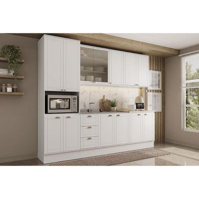 Cozinha Modulada Carraro 5 Peças Bella C5P122 Branco