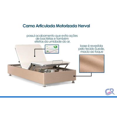 Cama c/Controle Articulada Motorizada Herval MH1430 100x203x35
