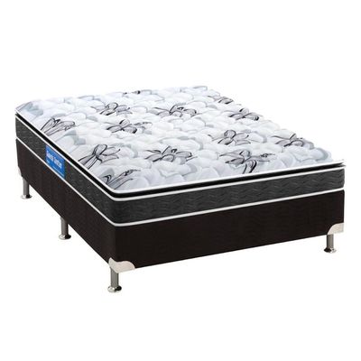 Cama Box CRC Casal +Colchão Anatômico Ortopédico Extra Firme Probel -
