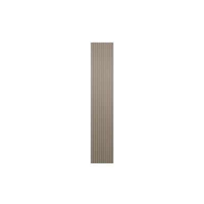 Painel de Cozinha Linea Ripado Modular Parede 39cm Gris