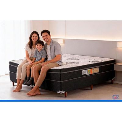 Colchão Casal Espuma Polar Ortopédico Orthoface 138x188x30