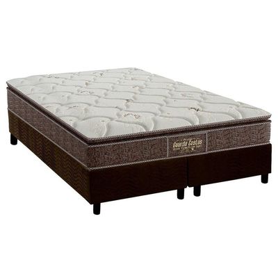 Cama Box CRC King +Colchão Anatômico Ortopédico Extra Firme Probel 193