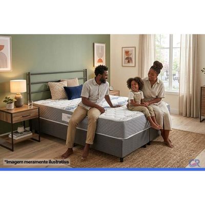 Colchão Casal Espuma Herval Ortopédico D65 Timeless 138x188x17
