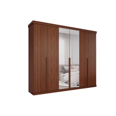 Guarda Roupa Casal 6 Ptas c/Esp Guarapari Jequitiba Panan