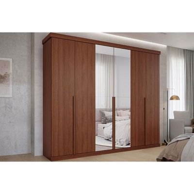 Guarda Roupa Casal 6 Ptas c/Esp Guarapari Jequitiba Panan