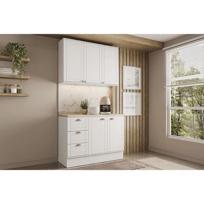 Cozinha Modulada Carraro 2 Peças Bella C2P50 Branco