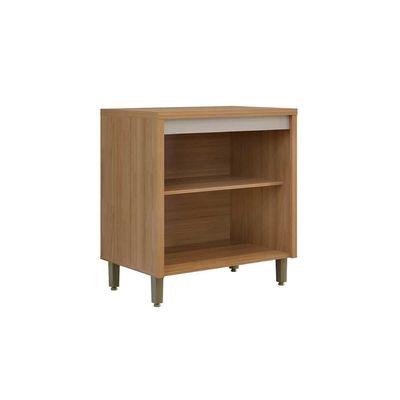 Módulo Cozinha Linea Allure Allure c/2 Portas 80cm Jequitiba/Gris Linea Brasil