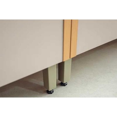 Módulo Cozinha Linea Allure Allure c/2 Portas 80cm Jequitiba/Gris Linea Brasil