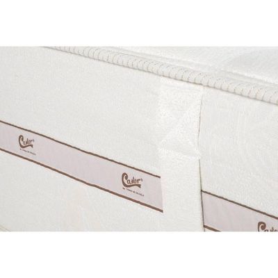 Cama Box CRC Casal + Colchão Molas Pocket Castor Kingdom 138x188