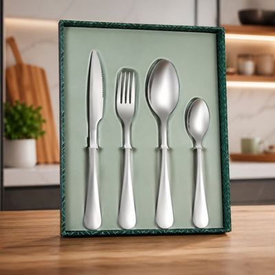 Faqueiro Completo Inox 24 Peças Livre de BPA para Cozinha Moderna