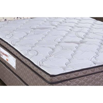 Cama Box CRC Solteiro +Colchão Molas Ensacadas c/Massagem Aplause Paropas -