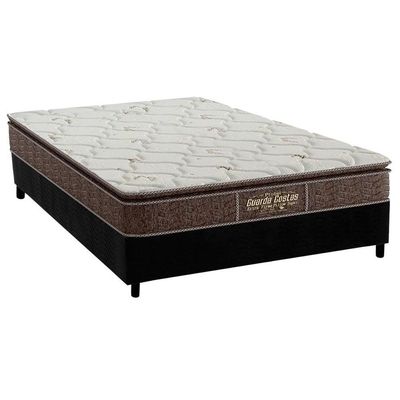 Cama Box CRC Casal +Colchão Anatômico Ortopédico Extra Firme Probel -