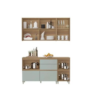 Cozinha Modulada Nesher Rainha Nesher 4 Peças CZ434 Branca/Nature