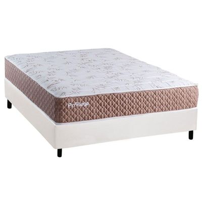 Cama Box CRC Casal +Colchão Molas Ensacadas Privilege Paropas 138x188