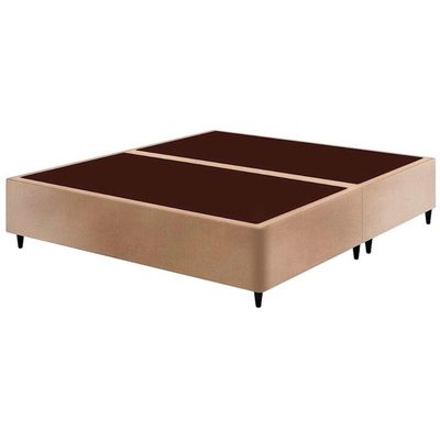 Cama Box Base Queen Ortobom Sommier Linho Clean 158x198x27