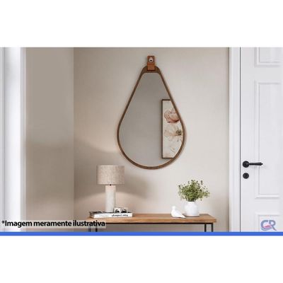 Espelho de Sala Gota 50X76cm Freijo - MGM