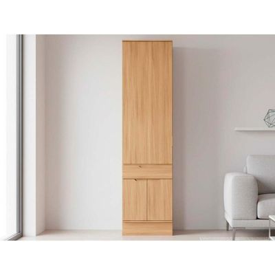 Paneleiro Cozinha Modulado Alma 3 Portas 1 Gaveta 60cm Cedro Carraro