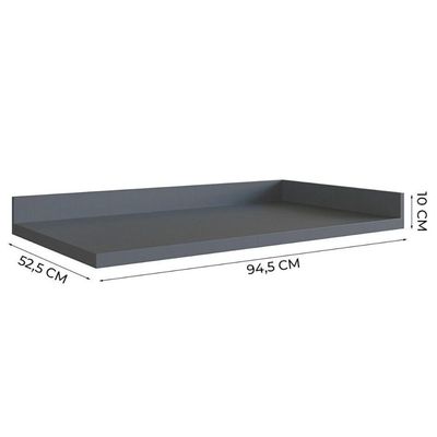 Tampo p/ Balcão Cozinha Herval de Canto PH 3064 95cm Cinza