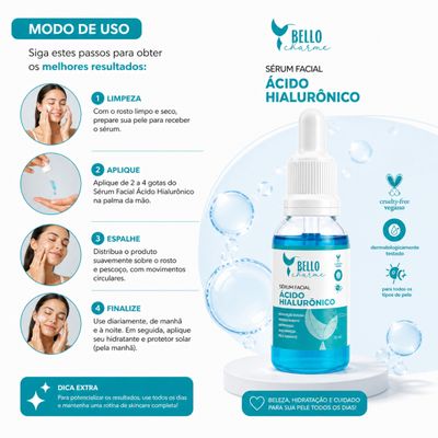 Sérum Facial Ácido Hialurônico
