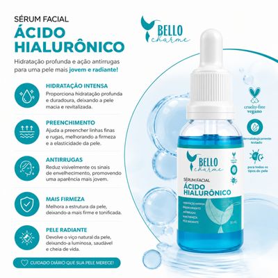 Sérum Facial Ácido Hialurônico
