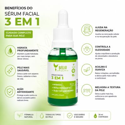Sérum Facial 3 em 1