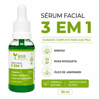 Sérum Facial 3 em 1