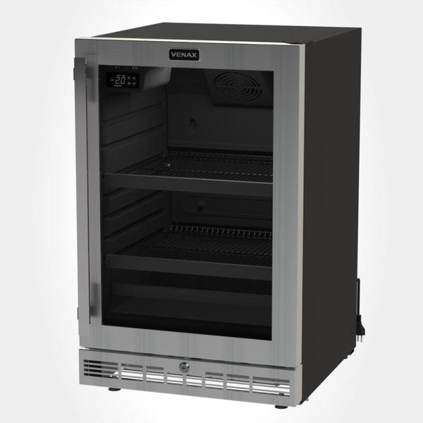 Cervejeira de Embutir Venax 102L Top Light S40 Inox Porta Invertida 220v