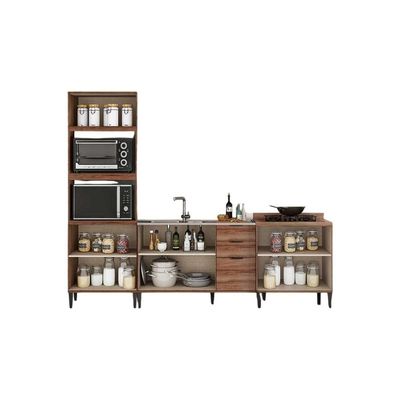 Cozinha Modulada Carraro Alpha Carraro 3 Peças Alpha C3P38 Branco