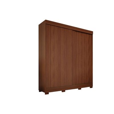 Guarda Roupa Casal 2Ptas Correr c/Pés Ilhéus Jequitiba Panan
