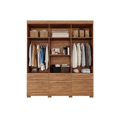 Guarda Roupa Casal 6 Portas 5Gavs Porto Jequitiba Panan