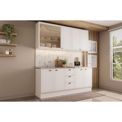 Cozinha Modulada Carraro Bella Carraro 4 Peças C4P249 Branco
