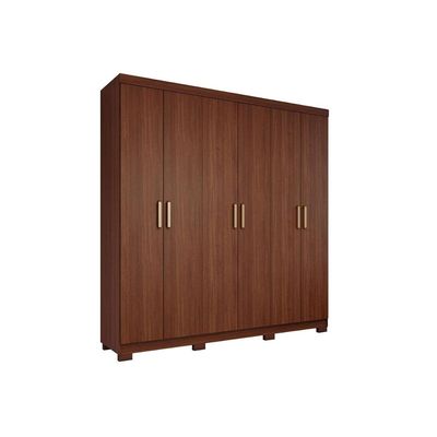 Guarda Roupa Casal 6Ptas c/Esp Interno Clara Jequitiba Panan