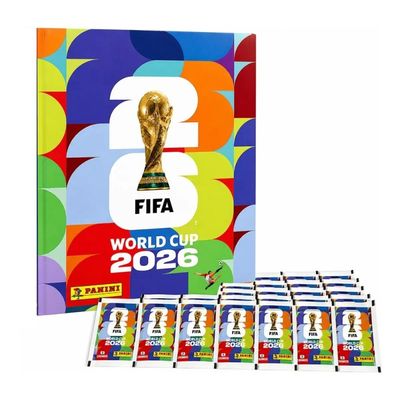 Álbum Oficial Copa Do Mundo 2026 Capa Mole + 70 Figurinhas
