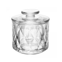 Manteigueira Francesa Diamond 8x9cm Vidro Mesa Posta Cozinha Porta Manteiga Lyor