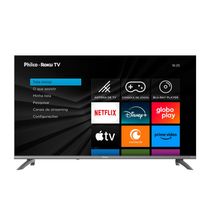 Smart TV LED 43" Full HD Dolby Roku P43CRA Philco Preta