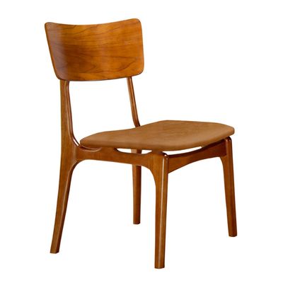 Conjunto com 2 cadeiras Viena Gold em Madeira Maciça para Sala de Jantar Star Caramelo Imbuia