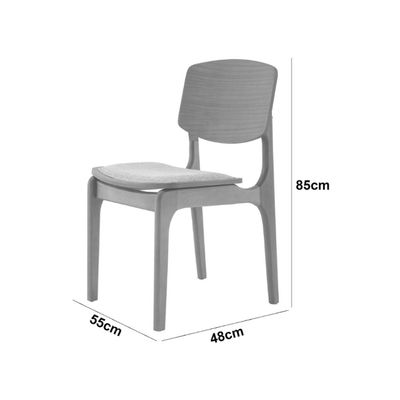Conjunto Sala de Jantar Mesa Malta 160cm com Vidro e 6 Cadeiras Malta Gold em Madeira Moderna Linho Palha Off White Imbuia
