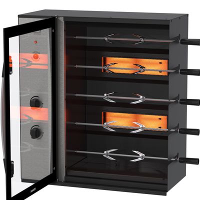 Churrasqueira a Gas Venax Top Chef Gourmet 5 Preto 127 V