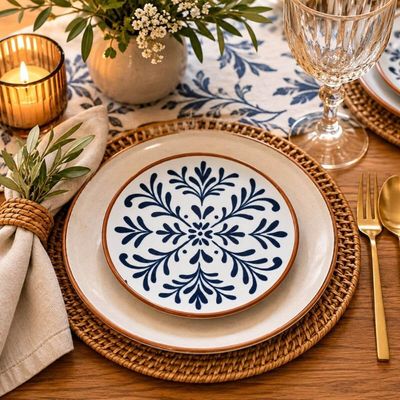 Prato de Sobremesa 19cm Coup Stoneware Coimbra Porto Brasil Avulso Decorado