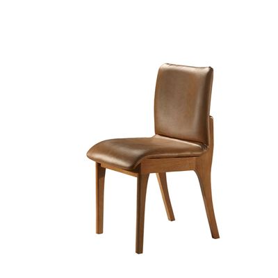 Conjunto com 2 cadeiras Bella Gold em Madeira Maciça para Sala de Jantar Mobillare Imbuia/Cinamomo Star Caramelo