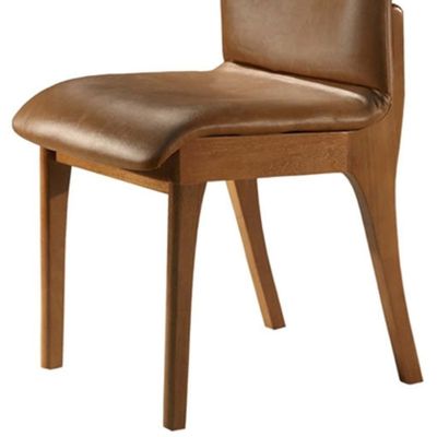 Conjunto com 2 cadeiras Bella Gold em Madeira Maciça para Sala de Jantar Mobillare Imbuia/Cinamomo Star Caramelo