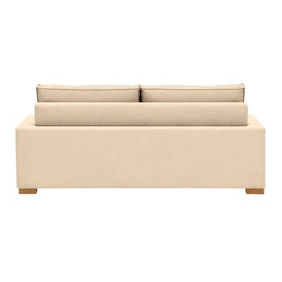 Sofá 3 Lugares Retrátil Classic Linho Bege