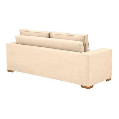Sofá 3 Lugares Retrátil Classic Linho Bege