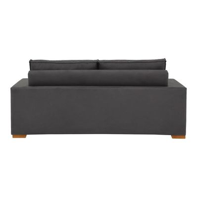 Sofá 3 Lugares Retrátil Classic Suede Grafite