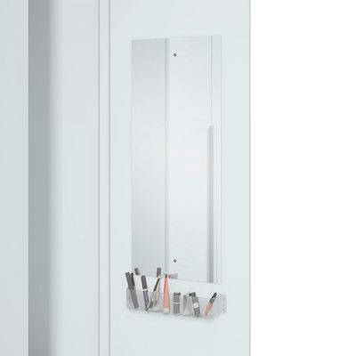 Guarda-Roupa Casal com Espelho e Sapateiro Imperatore 6 Portas 6 Gavetas Branco