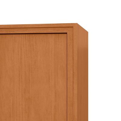 Guarda-Roupa Casal com Espelho e Pés Ergon 8 Portas 6 Gavetas Amêndoa Clean