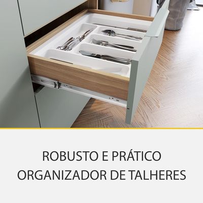 Cozinha Completa Rainha com Ilha 100% MDF 7 Portas 7 Gavetas Verde e Nature