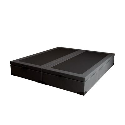 Base para Cama Box King Martin com Baú (47x193x203 ) Suede Grafite