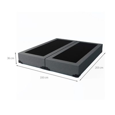 Base para Cama Box King Joe (36x193x203 ) Linho Grafite